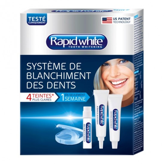 Rapid white kit de blanchiment des dents