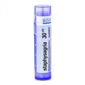 Boiron staphysagria dose 30ch 4g