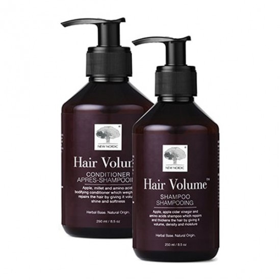 New nordic hair volume shampooing et après shampooing 2x250ml