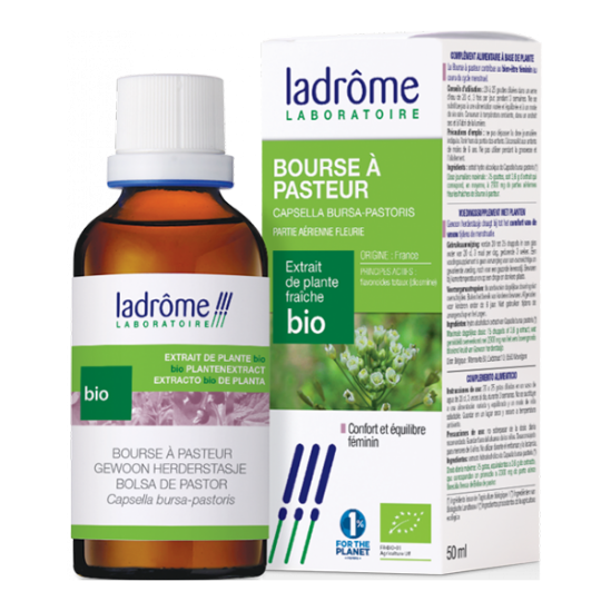 Ladrôme extrait de plante fraîche bourse à pasteur bio 50ml