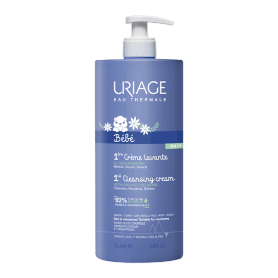 Uriage bébé 1ère crème lavante 1L