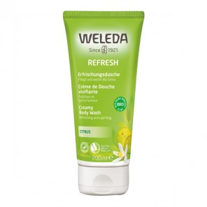 Weleda refresh crème de douche vivifiante bio au citrus 200ml