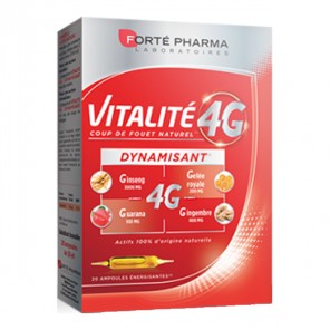 Forté Pharma vitalité 4gr dynamisant 20 ampoules