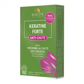 Biocyte kératine forte anti-chute 40 gélules