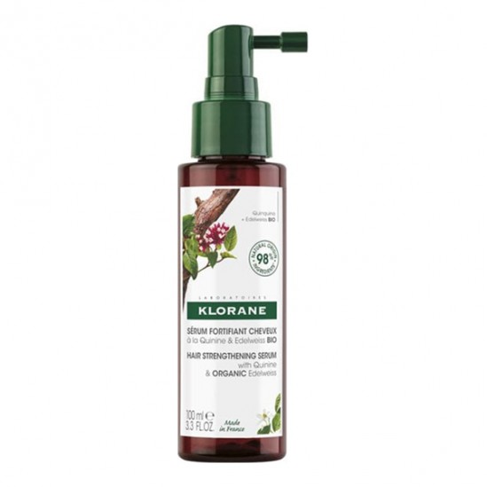 Klorane sérum fortifiant cheveux à la quinine & edelweiss bio 100ml