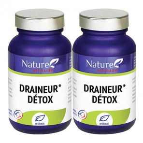 Nature attitude draineur détox lot de 2x60 gélules