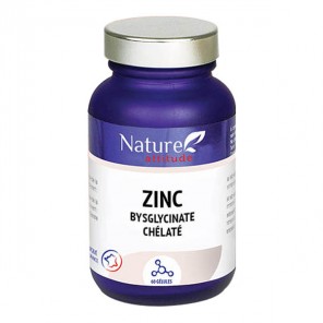 Nature attitude zinc bisglycinate chélaté 60 gélules