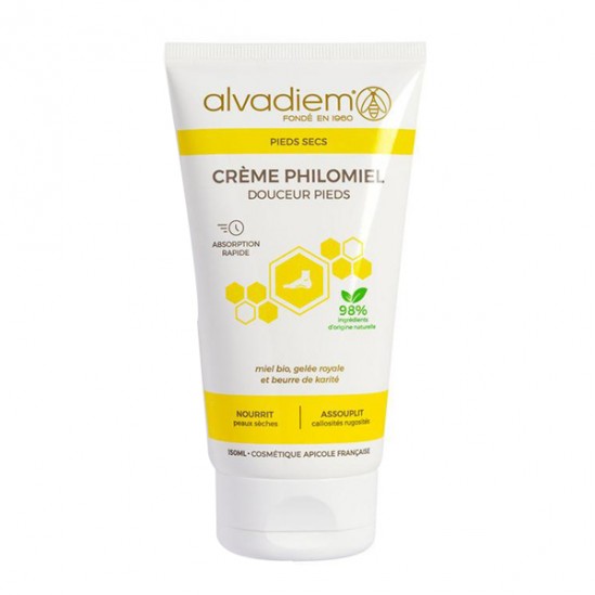 Alvadiem crème philomiel douceur pieds 150ml