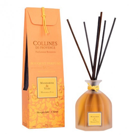 Collines de provence bouquet parfumé duo mandarine & yuzu 100ml