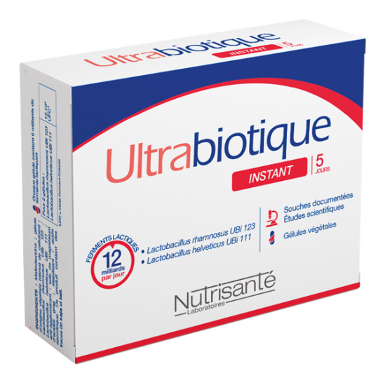 Nutrisanté ultrabiotique instant 10 gélules