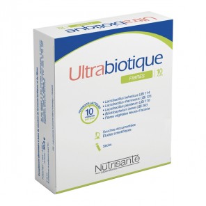 Nutrisanté ultrabiotique fibres 10 sticks