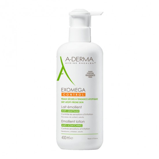 A-Derma Exomega Control Lait Emollient 400ml