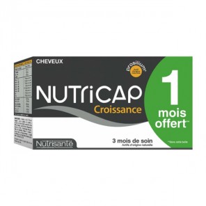 Nutrisanté nutricap croissance 3 mois de soin 180 gélules