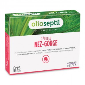 Olioseptil nez et gorge 15 gélules