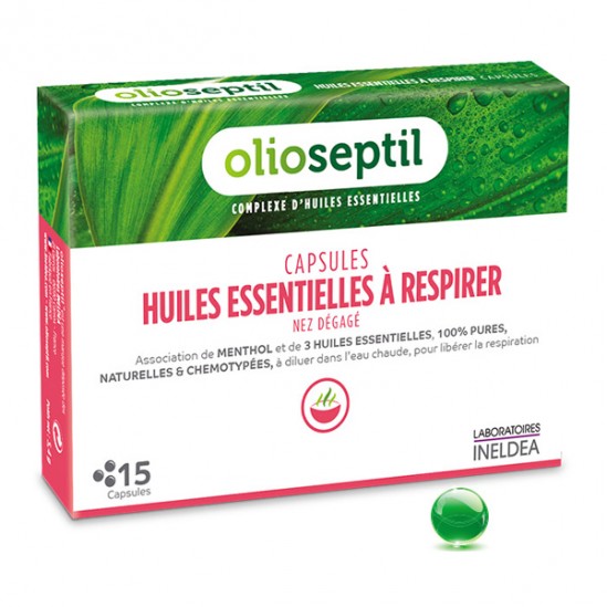 Olioseptil capsules huile essentielle nez dégagé x15