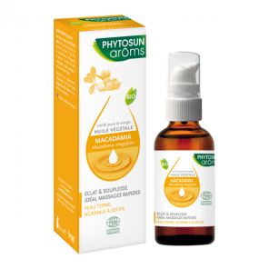 Phytosun arôms huile végétale macadamia bio 50ml