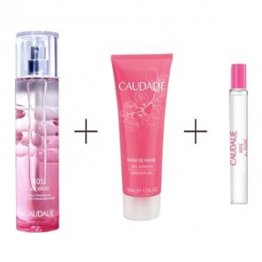 Caudalie coffret trio parfumé rose de vigne