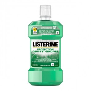 Listerine protection dents et gencives menthe fraîche 500ml