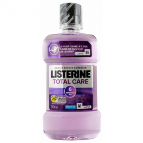 Listerine total care 6 en 1 bain de bouche quotidien menthe 250ml