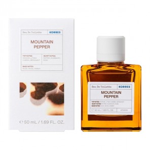 Korres mountain pepper eau de toilette 50ml