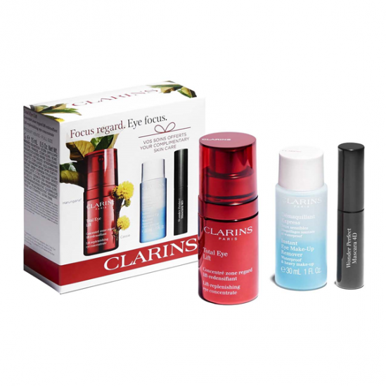 Clarins coffret total eye lift contour des yeux