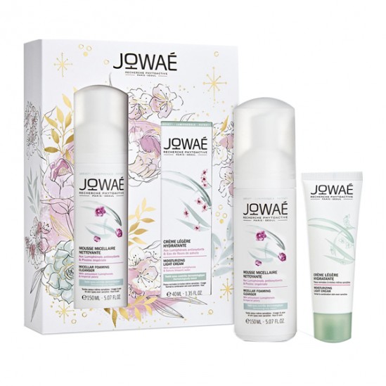 Jowae coffret noël mousse micellaire + crème légère hydratante