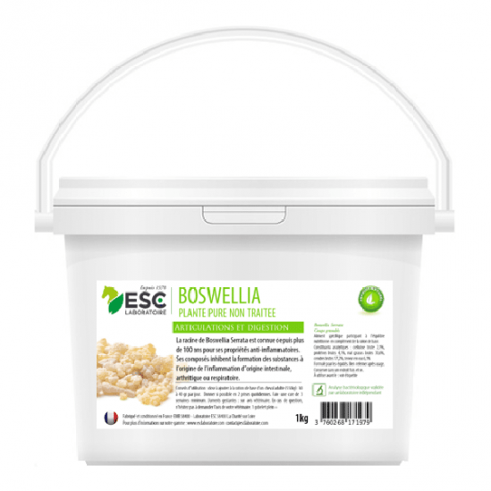 Esc laboratoire boswellia plante pure articulations et digestion 1kg