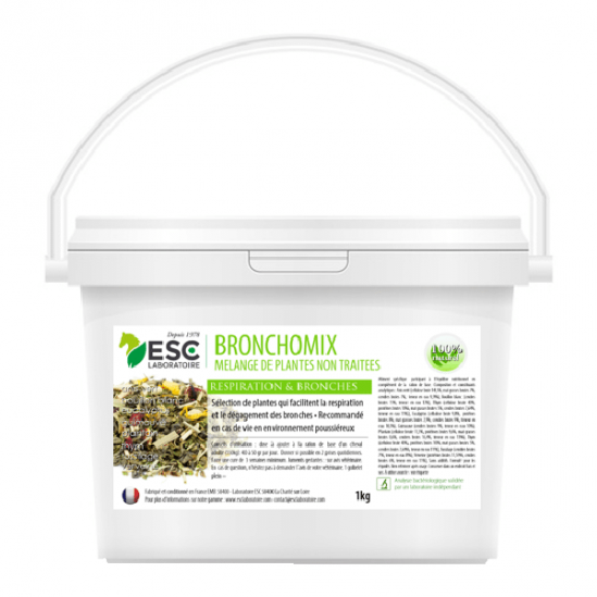 Esc laboratoire bronchomix mélange de plantes non traité 1kg