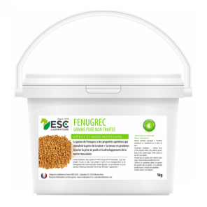 Esc laboratoire fenugrec appétit et masse musculaire 1kg