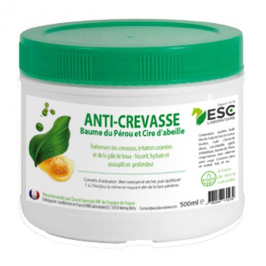 Esc laboratoire hippoderm baume anti-crevasse cheval 500ml