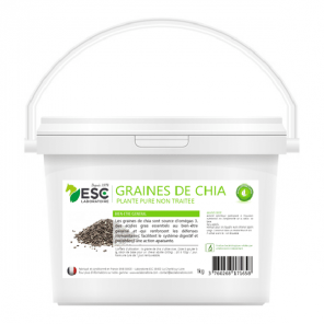 Esc laboratoire graines de chia bien être général 1kg