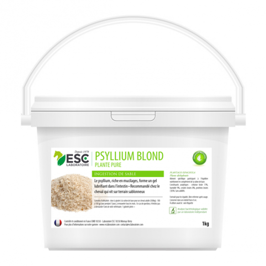 Esc laboratoire psyllium blond ingestion de sable 1kg