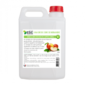 Esc laboratoire vinaigre de cidre de normandie 2,5L