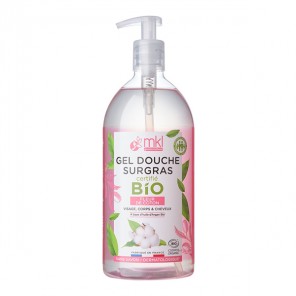 Mkl gel douche surgras bio au fleur de coton 1L