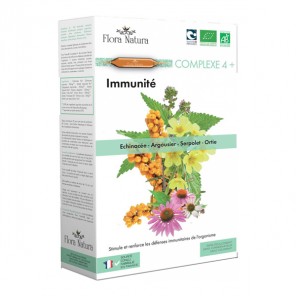 Flora natura complexe 4+ immunité bio 20 ampoules