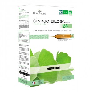 Flora natura ginkgo biloba bio 20 ampoules