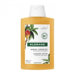 Klorane shampoing mangue nutrition cheveux secs 200ml