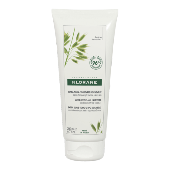 Klorane extra-doux baume après-shampooing au lait d'avoine 200ml