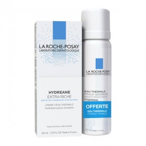 La roche-posay hydreane extra riche 40ml + eau thermale 50ml