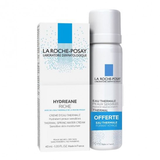 La roche-posay hydreane riche 40ml + eau thermale offert