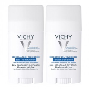 Vichy Déodorant Sans sels d'aluminium Duo Stick 2 x 40ml