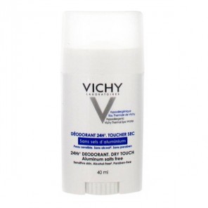 Vichy Déodorant 24H Sans Sels d'Aluminium Peaux Sensibles ou Epilées Stick 40ml