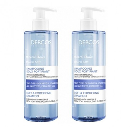 Vichy Dercos Technique minéral doux shampooing doux fortifiant 400ml