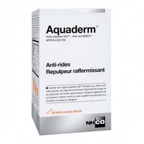 Nhco aquaderm anti-rides repulpeur raffermissant 20 sticks saveur abricot