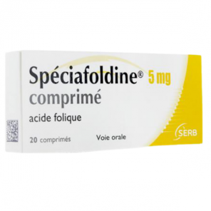 Speciafoldine 5mg 20 comprimés