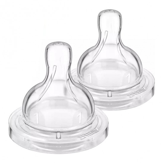 Philips avent 2 tétines anti-colic nouveau-né 0 mois et +