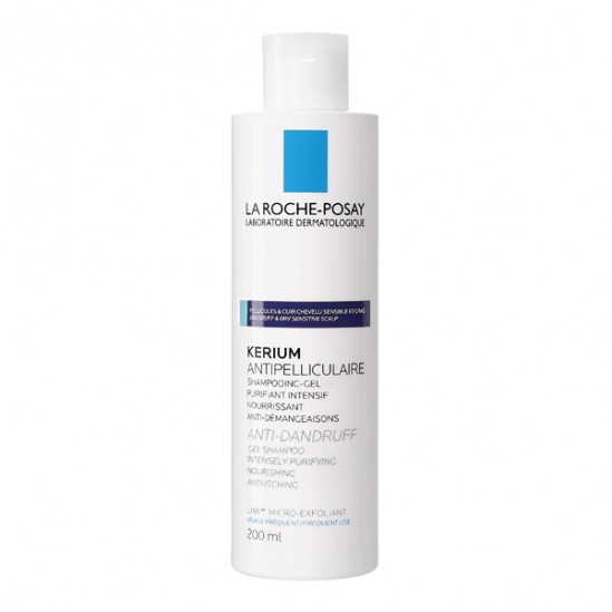 La Roche Posay kerium shampoing pellicules grasses 200ml