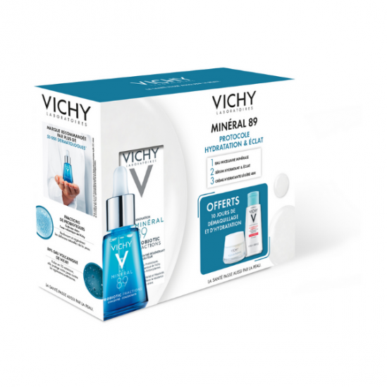 Vichy Coffret Minéral 89 Probiotic Fractions Hydratation et Eclat