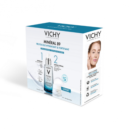 Vichy Coffret Minéral 89 Booster Hydratant et Fortifiant