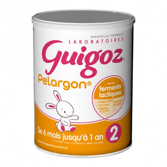 Guigoz 2ème âge transit 800g